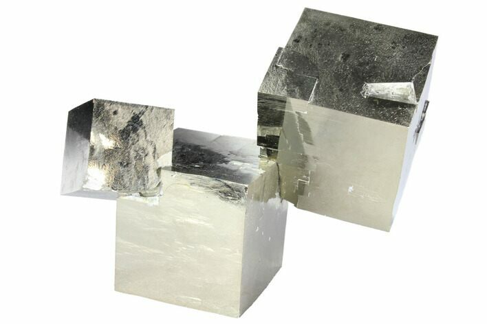 Natural Pyrite Cube Cluster From Spain #97898